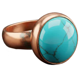 Copper Ring with Turquoise