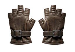 Gloves Fingerless with Iron пряжкой