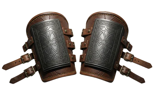 Bracer with Engraved Plates