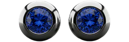 Earrings with Sapphire