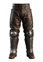 Heavy Greaves with Iron Trim
