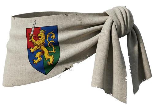 Bandolera heráldica de lino