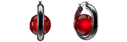 Earrings Blood Moon