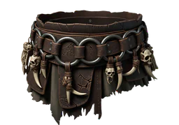 Belt with Iron Rings for Trophies