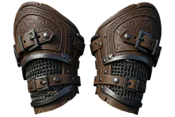 Heavy Bracer with Chainmail Insets