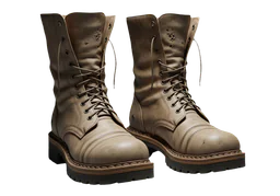 Boots with Stitched Sole