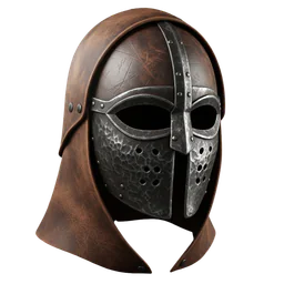 Hood with Iron Half-Mask