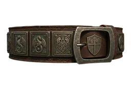 Belt with Decorative Plates