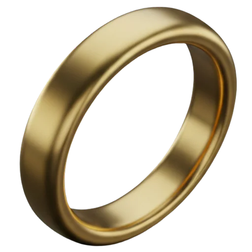Anillo simple de oro
