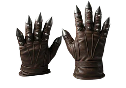 Gloves with Spiked Fingers