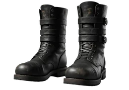 Gaiters of Thick Leather with Straps
