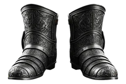 Engraved Iron Boots