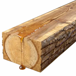 Balak Kayu Meleleh